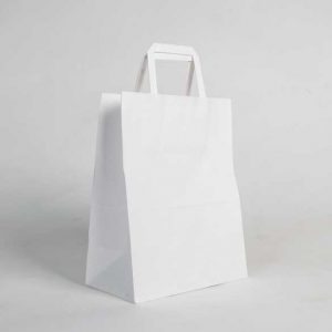 Bolsa Blanca Asa Plana